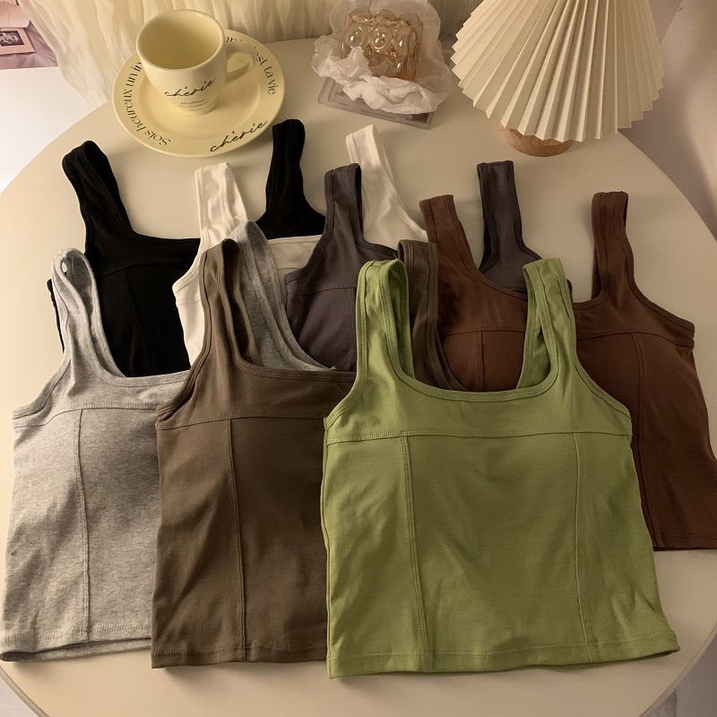 Summer Zara - Canotta da donna con reggiseno incorporato