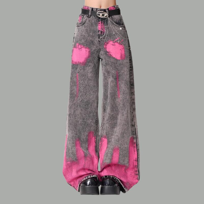 Summer Clothing Drawing - Nuovi Jeans Graffiti American High Street