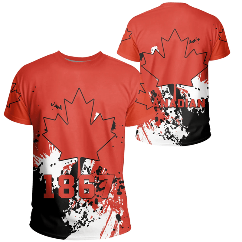 Canada Day T-shirt bandiera ca - Summer Clothing Women Canada recensione e prezzo
