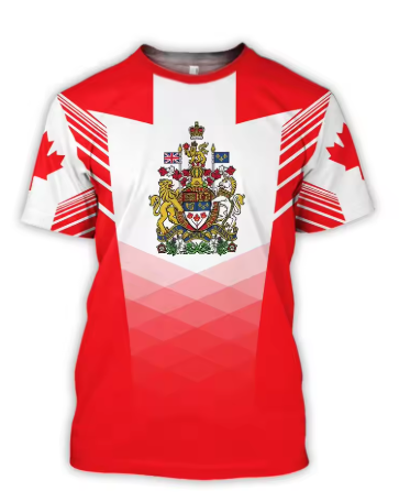 T-shirt Canada con Stampa 3D B - Summer Clothing Women Canada recensione e prezzo