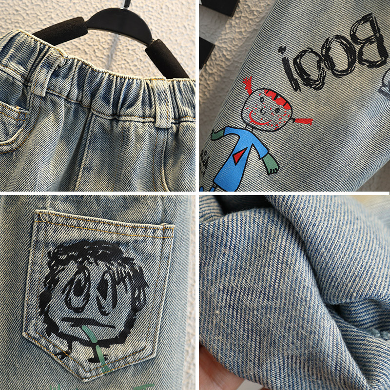 Jeans per neonato per bambini  - Summer Clothing Drawing recensione e prezzo